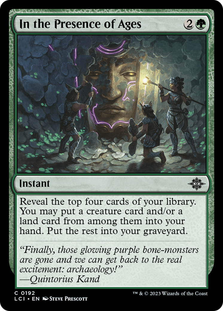 In the Presence of Ages [The Lost Caverns of Ixalan]-1