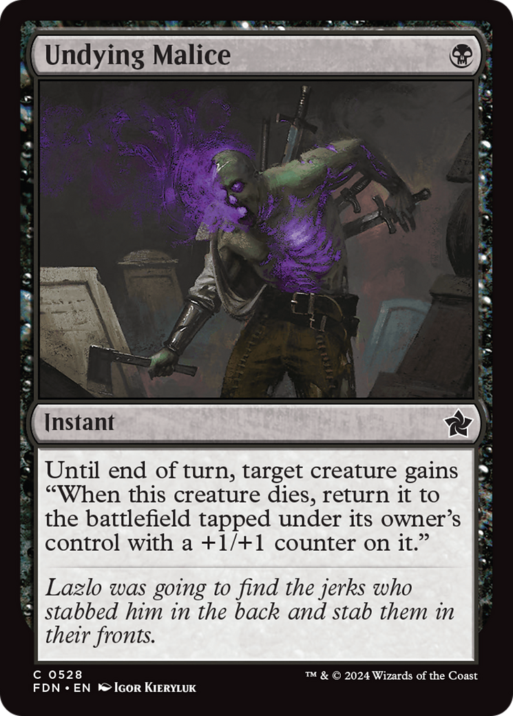 Undying Malice (FDN-528) - Foundations-1
