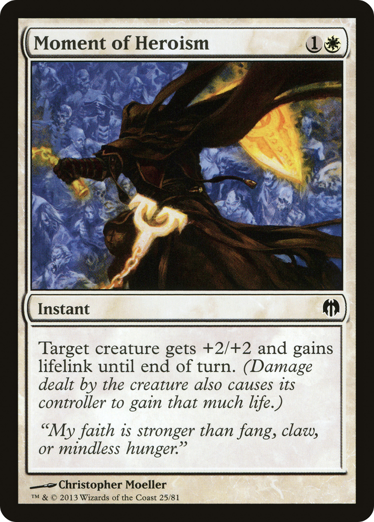 Moment of Heroism [Duel Decks: Heroes vs. Monsters]-1