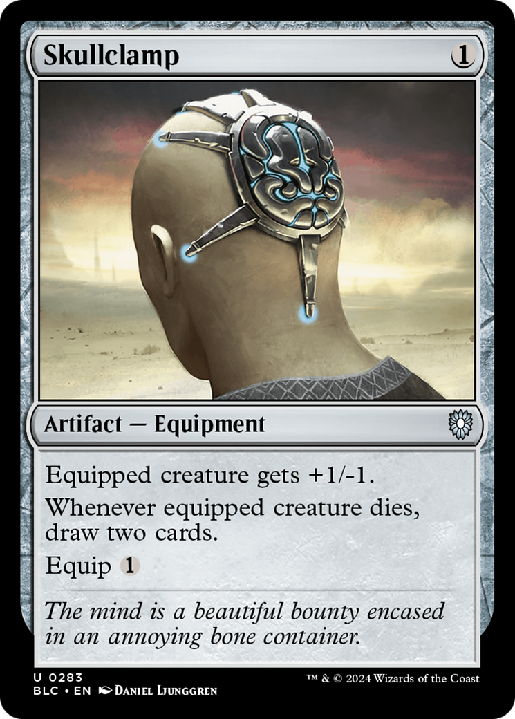 Skullclamp [Bloomburrow Commander]-1