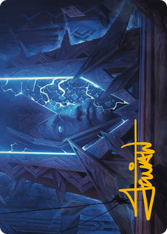 Stone Idol Generator Art Card (Gold-Stamped Signature) [Modern Horizons 3 Art Series]-1