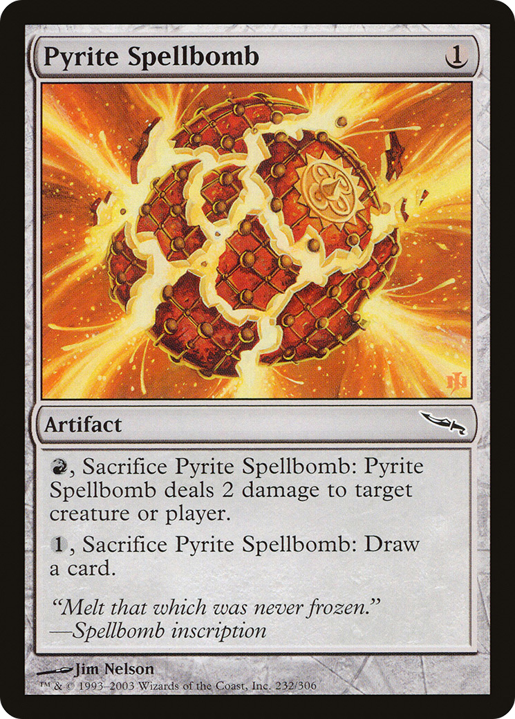 Pyrite Spellbomb [Mirrodin]-1