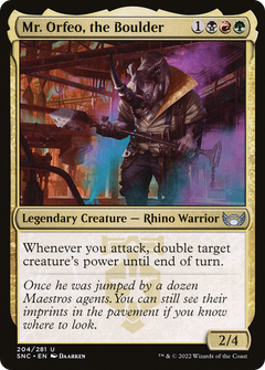 Mr. Orfeo, the Boulder [Streets of New Capenna]-1