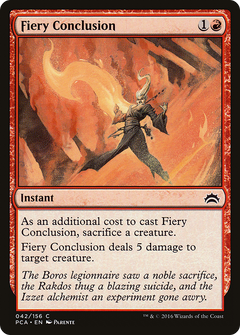 Fiery Conclusion [Planechase Anthology]-1