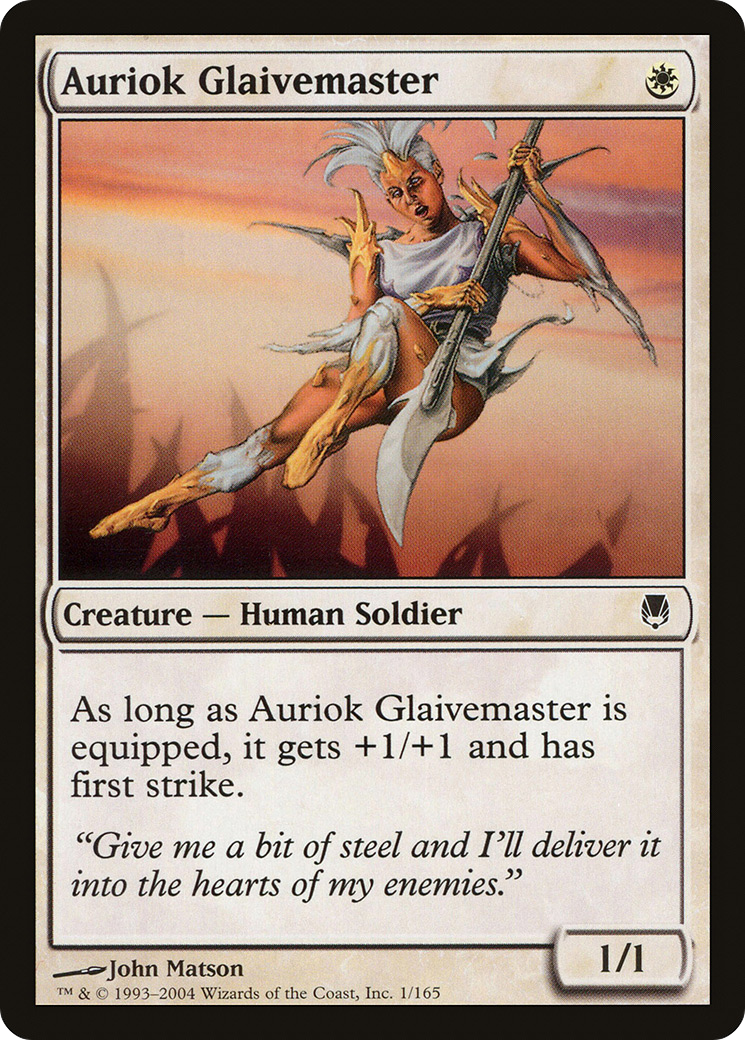 Auriok Glaivemaster [Darksteel]-1