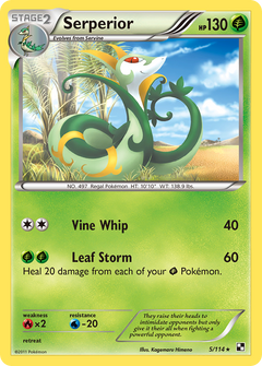 Serperior (5/114) (Green Tornado) (Theme Deck Exclusive) [Black & White: Base Set]-2