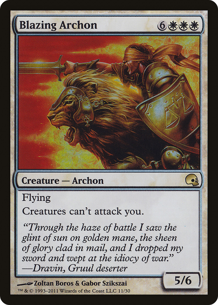 Blazing Archon [Premium Deck Series: Graveborn]-1