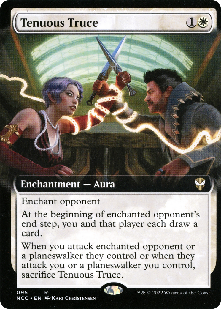Tenuous Truce (Extended Art) [Streets of New Capenna Commander]-1