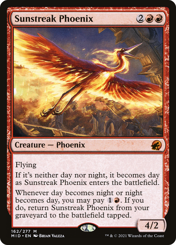 Sunstreak Phoenix [Innistrad: Midnight Hunt]-1