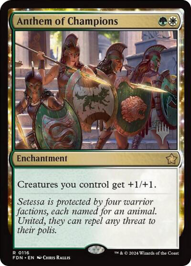 Anthem of Champions (Promo Pack) [Foundations Promos]-1