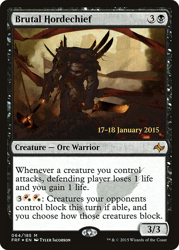 Brutal Hordechief [Fate Reforged Prerelease Promos]-1