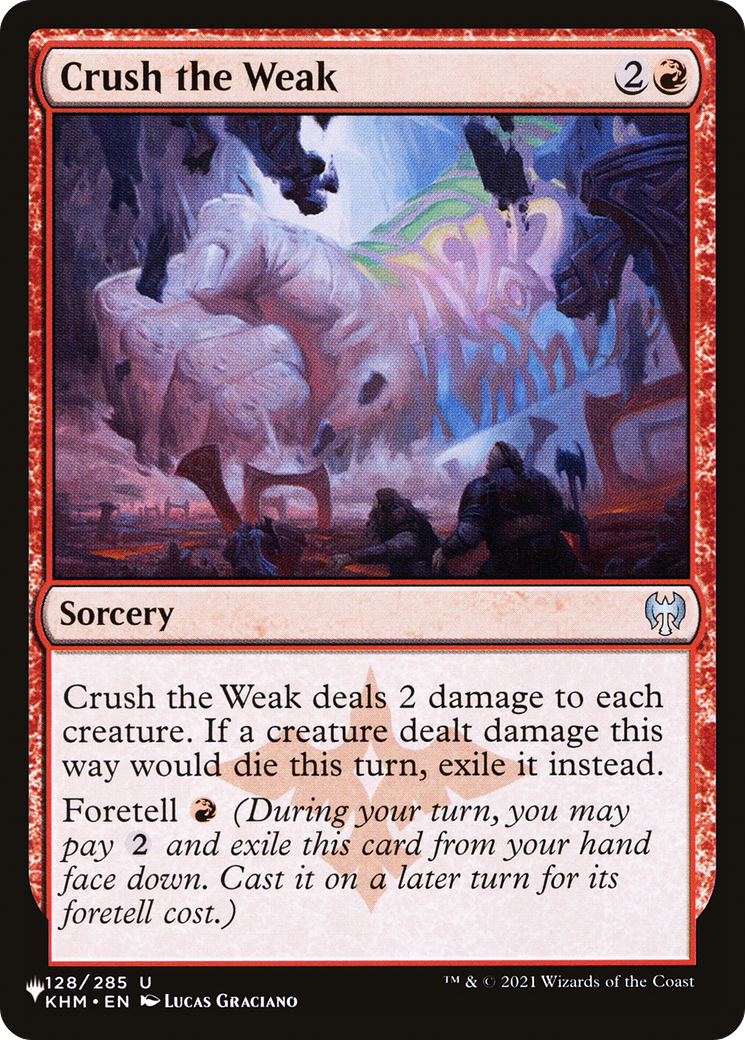Crush the Weak [The List]-1