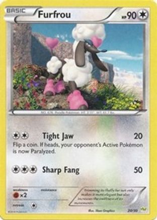 Furfrou (20/30) [XY: Trainer Kit - Noivern]-1