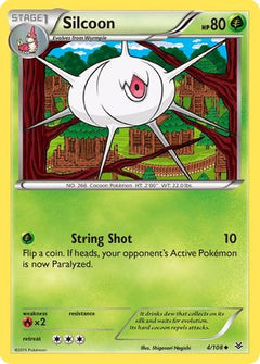 Silcoon (4/108) [XY: Roaring Skies]-1