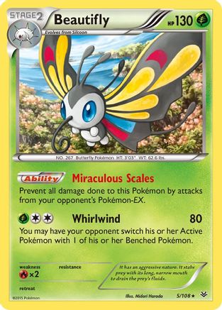 Beautifly (5/108) [XY: Roaring Skies]-1