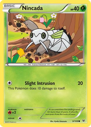 Nincada (9/108) [XY: Roaring Skies]-1