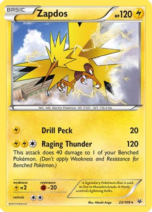 Zapdos (23/108) [XY: Roaring Skies]-1