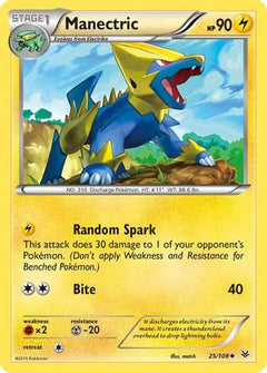 Manectric (25/108) [XY: Roaring Skies]-1