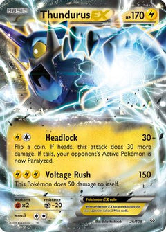 Thundurus EX (26/108) [XY: Roaring Skies]-1