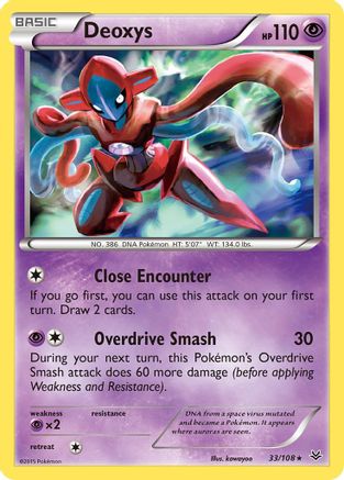 Deoxys (33/108) [XY: Roaring Skies]-1