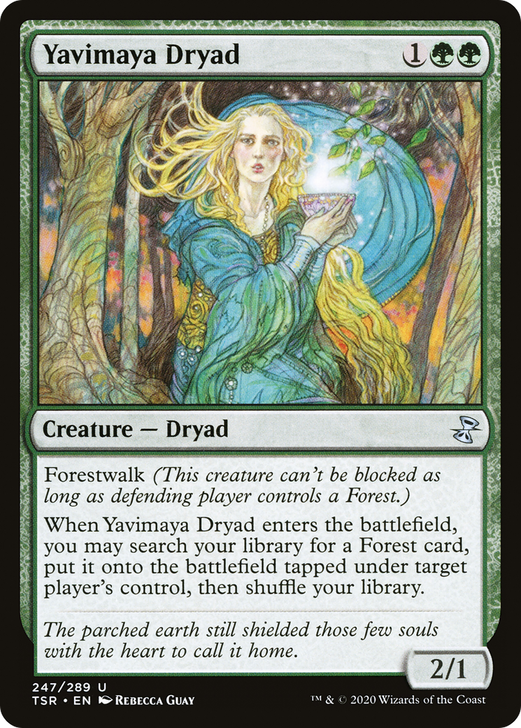 Yavimaya Dryad [Time Spiral Remastered]-1