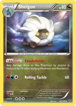 Shelgon (56/108) [XY: Roaring Skies]-1