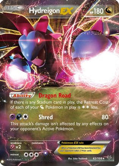 Hydreigon EX (62/108) [XY: Roaring Skies]-1