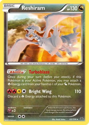 Reshiram (63/108) [XY: Roaring Skies]-1