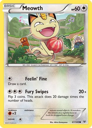Meowth (67/108) [XY: Roaring Skies]-1