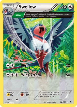 Swellow (72/108) [XY: Roaring Skies]-1