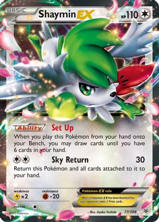 Shaymin EX (77/108) [XY: Roaring Skies]-1