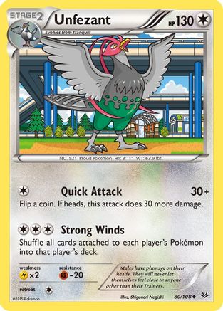 Unfezant (80/108) [XY: Roaring Skies]-1