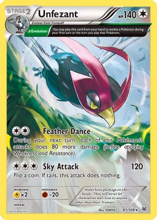 Unfezant (81/108) [XY: Roaring Skies]-1
