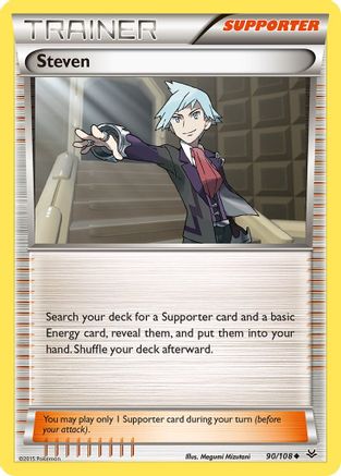 Steven (90/108) [XY: Roaring Skies]-1