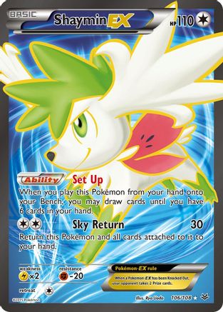 Shaymin EX (106/108) [XY: Roaring Skies]-1