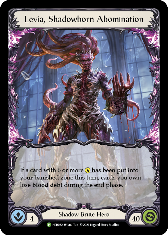 Levia, Shadowborn Abomination [HER032] (Promo)  Cold Foil-1