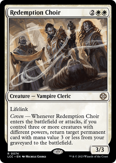 Redemption Choir [The Lost Caverns of Ixalan Commander]-1