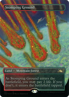 Stomping Ground (Borderless) (Galaxy Foil) [Unfinity]-1