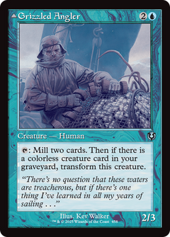 Grizzled Angler // Grisly Anglerfish (Retro Frame) [Innistrad Remastered]-3