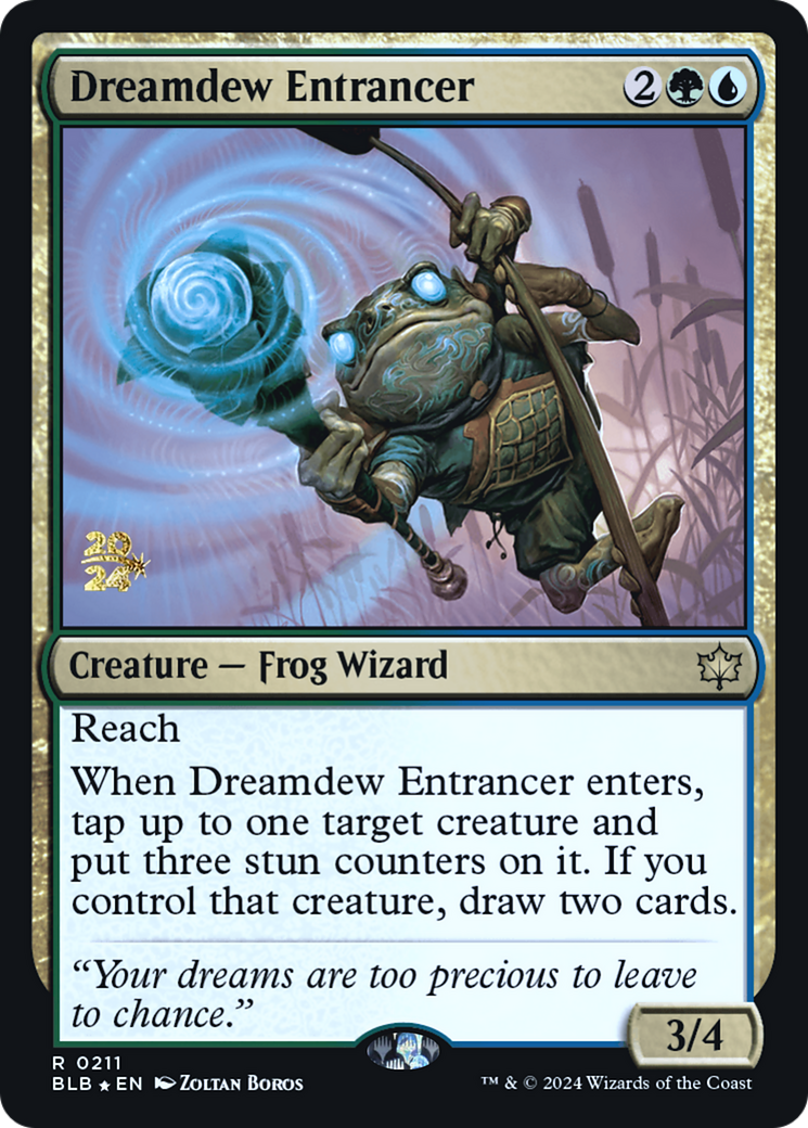 Dreamdew Entrancer [Bloomburrow Prerelease Promos]-1