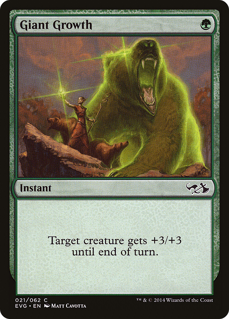 Giant Growth (Elves vs. Goblins) [Duel Decks Anthology]-1