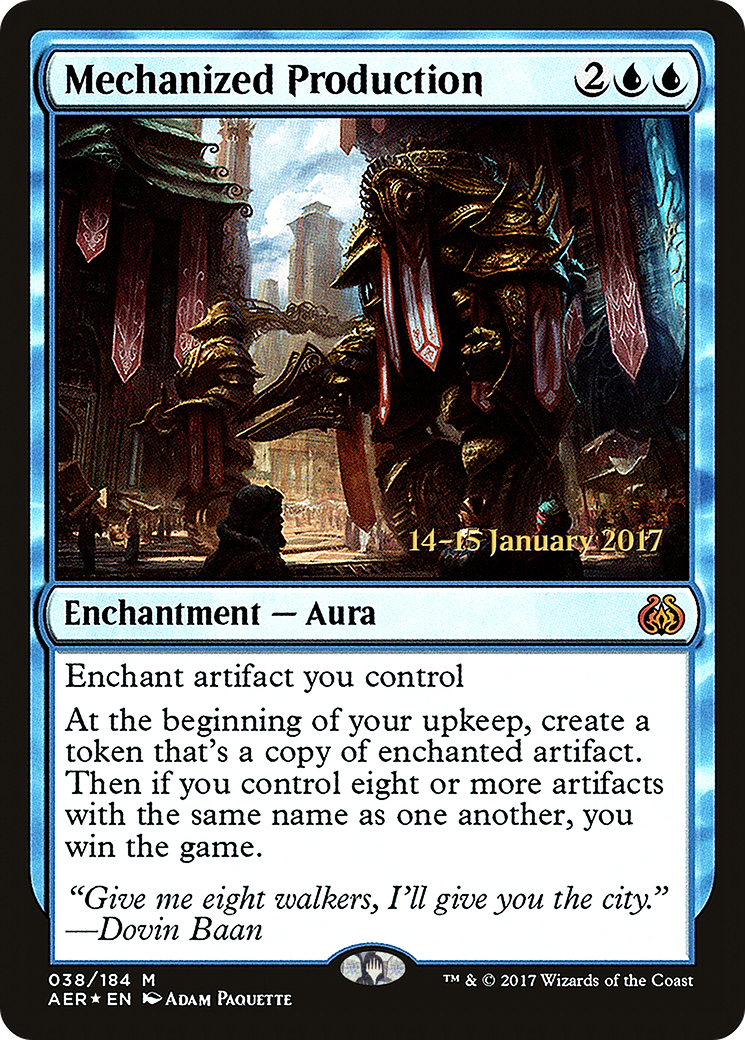 Mechanized Production [Aether Revolt Prerelease Promos]-1