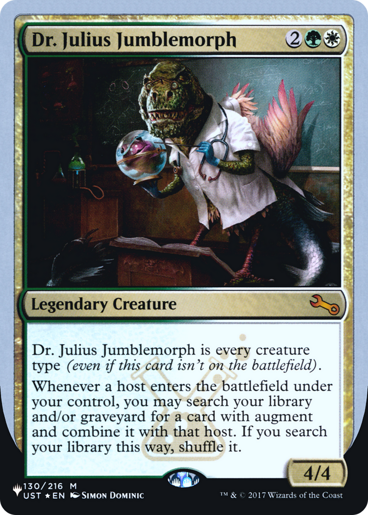 Dr. Julius Jumblemorph (Unfinity Foil Edition) [The List]-1