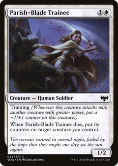 Parish-Blade Trainee [Innistrad: Crimson Vow]-1