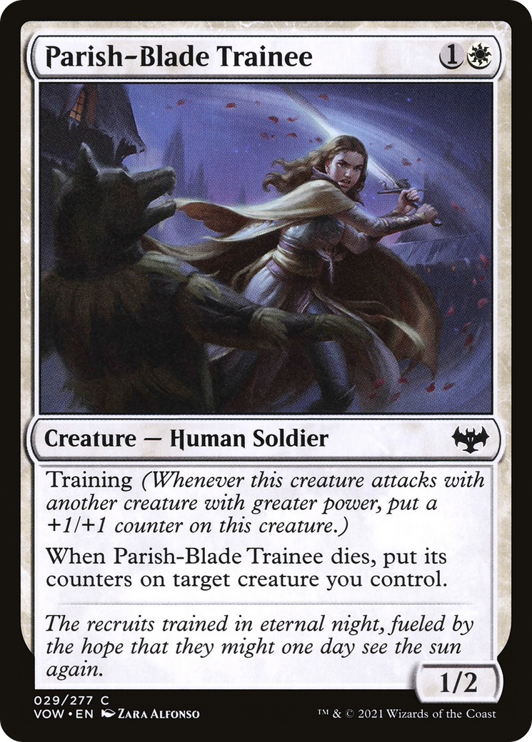 Parish-Blade Trainee [Innistrad: Crimson Vow]-1