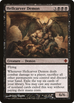Hellcarver Demon [Rise of the Eldrazi]-1