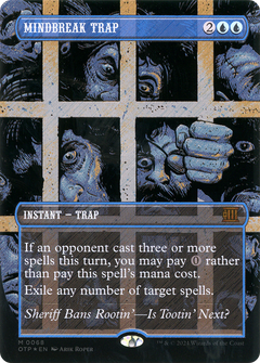 Mindbreak Trap (Textured Foil) [Outlaws of Thunder Junction: Breaking News]-1