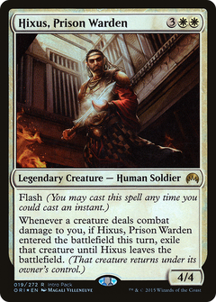 Hixus, Prison Warden (Intro Pack) [Magic Origins Promos]-1