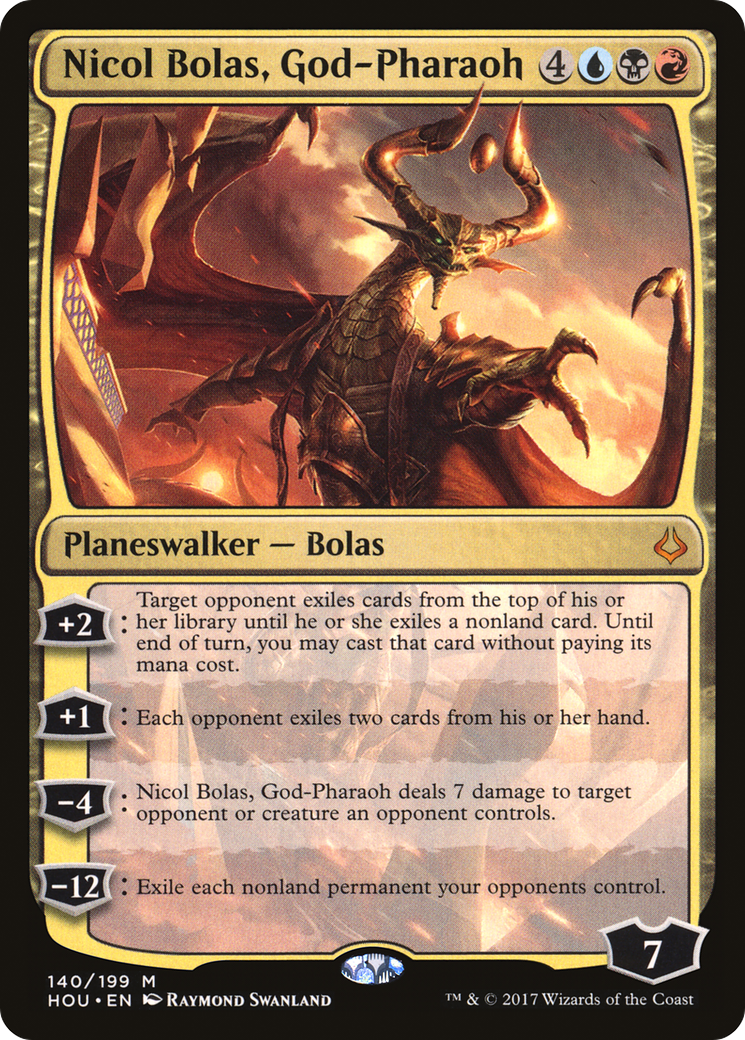 Nicol Bolas, God-Pharaoh [Hour of Devastation]-1