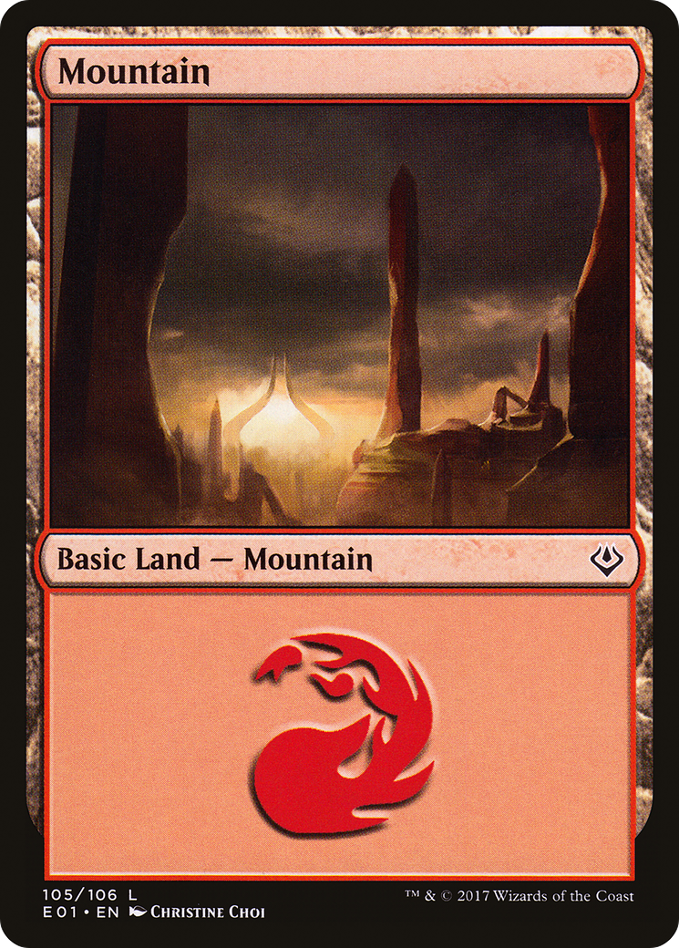 Mountain (105) [Archenemy: Nicol Bolas]-1